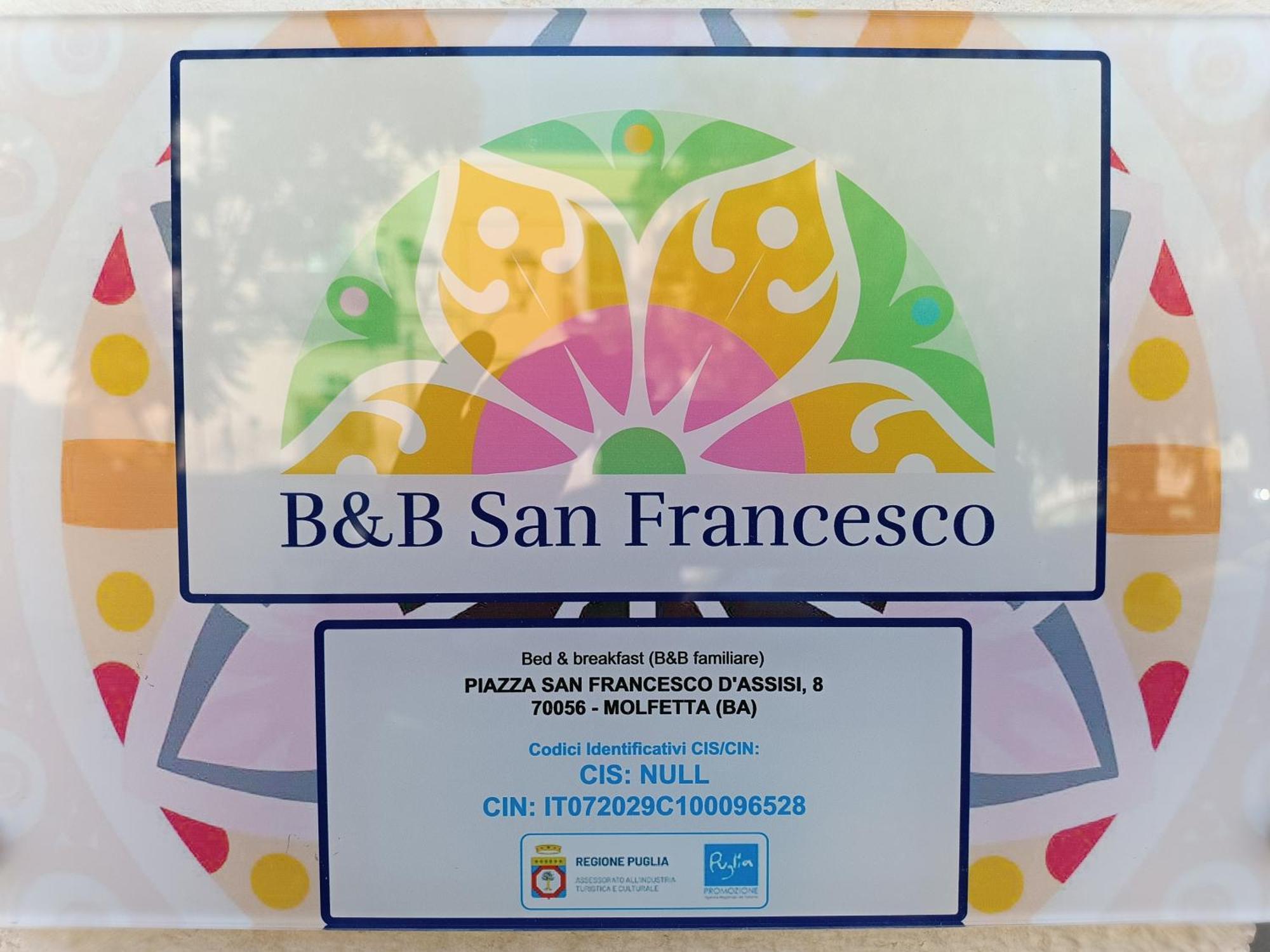 B&B San Francesco Molfetta Kültér fotó